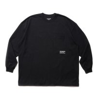 COOTIE PRODUCTIONS/Open End Yarn Error Fit L/S Tee（Black）［エラーフィット長袖ポケT-23春夏］