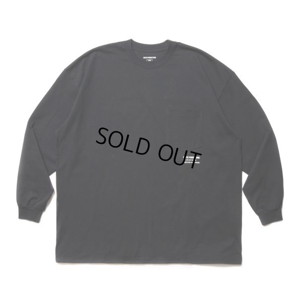 画像1: COOTIE PRODUCTIONS/Open End Yarn Error Fit L/S Tee（Black）［エラーフィット長袖ポケT-23春夏］