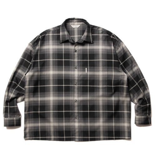 他の写真1: COOTIE PRODUCTIONS/R/C Ombre Check L/S Shirt（Black）［オンブレチェックシャツ-23春夏］