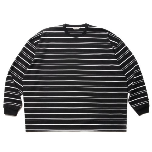 他の写真1: COOTIE PRODUCTIONS/Supima Border Oversized L/S Tee（Black）［ボーダーオーバーサイズ長袖T-23春夏］