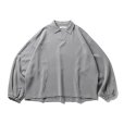 画像1: TIGHTBOOTH/PIN HEAD LS OPEN SHIRT（Gray）［ピンヘッドオープンシャツ-23春夏］ (1)