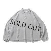 TIGHTBOOTH/PIN HEAD LS OPEN SHIRT（Gray）［ピンヘッドオープンシャツ-23春夏］