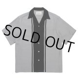 WACKO MARIA/TWO TONE 50'S OPEN COLLAR SHIRT（GRAY）［2トーン50'Sオープンカラーシャツ-23春夏］