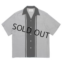 WACKO MARIA/TWO TONE 50'S OPEN COLLAR SHIRT（GRAY）［2トーン50'Sオープンカラーシャツ-23春夏］