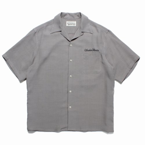 他の写真1: WACKO MARIA/50'S OPEN COLLAR SHIRT（GRAY）［50'Sオープンカラーシャツ-23春夏］