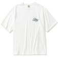 画像1: CALEE/CALEE Logo velour wide shilhouette s/s cutsew（White） 【60%OFF】［ベロアワイドシルエットT-23春夏］ (1)