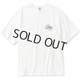 CALEE/CALEE Logo velour wide shilhouette s/s cutsew（White） 【60%OFF】［ベロアワイドシルエットT-23春夏］