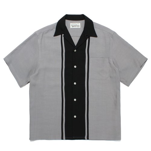 他の写真1: WACKO MARIA/TWO TONE 50'S OPEN COLLAR SHIRT（GRAY）［2トーン50'Sオープンカラーシャツ-23春夏］