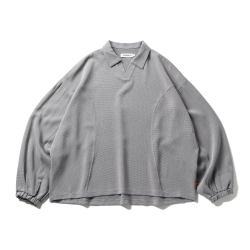 他の写真1: TIGHTBOOTH/PIN HEAD LS OPEN SHIRT（Gray）［ピンヘッドオープンシャツ-23春夏］