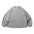 画像2: TIGHTBOOTH/PIN HEAD LS OPEN SHIRT（Gray）［ピンヘッドオープンシャツ-23春夏］ (2)