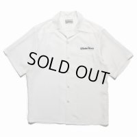 WACKO MARIA/50'S OPEN COLLAR SHIRT（WHITE）［50'Sオープンカラーシャツ-23春夏］