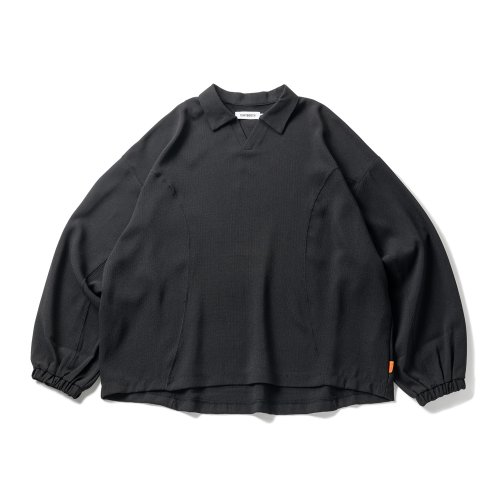 他の写真1: TIGHTBOOTH/PIN HEAD LS OPEN SHIRT（Black）［ピンヘッドオープンシャツ-23春夏］