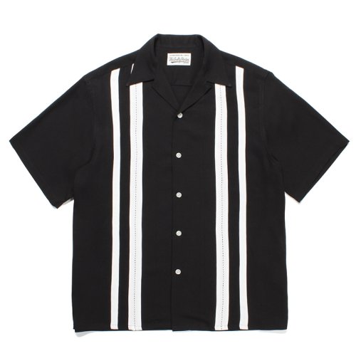 他の写真1: WACKO MARIA/TWO TONE 50'S OPEN COLLAR SHIRT（BLACK）［2トーン50'Sオープンカラーシャツ-23春夏］