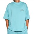 画像6: CALEE/Aeroknot CALEE arch logo wide silhouette S/S cutsew（Turquoise Blue）［ワイドシルエットカットソー-23春夏］