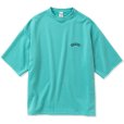 画像1: CALEE/Aeroknot CALEE arch logo wide silhouette S/S cutsew（Turquoise Blue）［ワイドシルエットカットソー-23春夏］ (1)