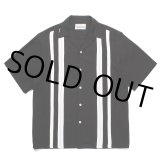 WACKO MARIA/TWO TONE 50'S OPEN COLLAR SHIRT（BLACK）［2トーン50'Sオープンカラーシャツ-23春夏］