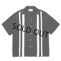 WACKO MARIA/TWO TONE 50'S OPEN COLLAR SHIRT（BLACK）［2トーン50'Sオープンカラーシャツ-23春夏］