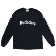 画像1: PORKCHOP/O.E.POCKET L/S TEE（BLACK）［プリント長袖ポケT-23春夏］ (1)