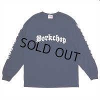 PORKCHOP/O.E.POCKET L/S TEE（NAVY）［プリント長袖ポケT-23春夏］