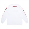 画像2: PORKCHOP/O.E.POCKET L/S TEE（WHITE）［プリント長袖ポケT-23春夏］ (2)