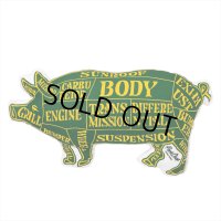 PORKCHOP/PORK CUSHION（FOREST GREEN/MUSTARD）［ポーククッション-23春夏］