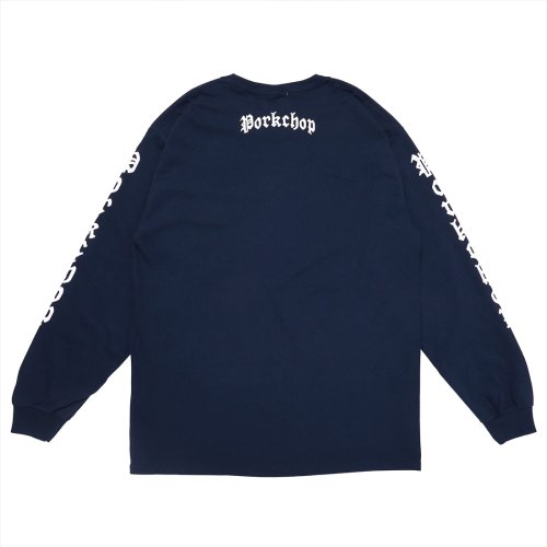 他の写真2: PORKCHOP/O.E.POCKET L/S TEE（NAVY）［プリント長袖ポケT-23春夏］