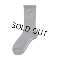 COOTIE PRODUCTIONS/Raza Middle Socks（Ash Gray）［ミドルソックス-23春夏］