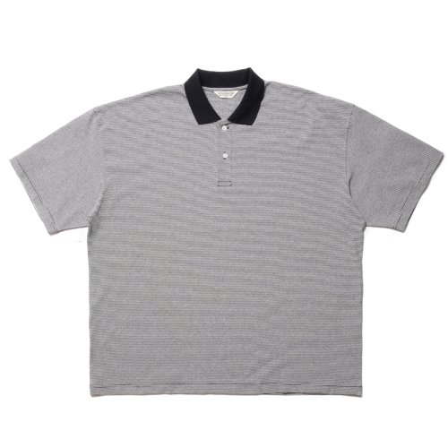 他の写真1: COOTIE PRODUCTIONS/Open End Yarn Border S/S Polo（Black/White）［ボーダーポロ-23春夏］