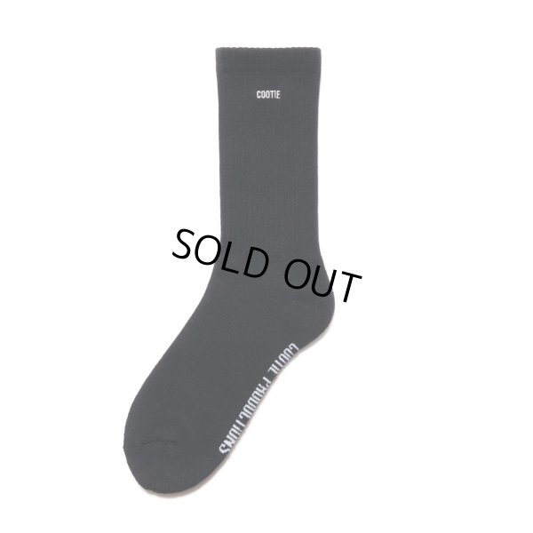 画像1: COOTIE PRODUCTIONS/Raza Middle Socks（Black）［ミドルソックス-23春夏］