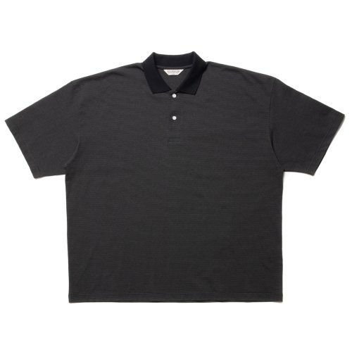 他の写真1: COOTIE PRODUCTIONS/Open End Yarn Border S/S Polo（Black/Gray）［ボーダーポロ-23春夏］