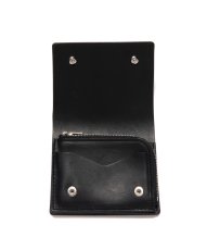 画像3: COOTIE PRODUCTIONS/Leather Compact Purse（Black）［レザーウォレット-24春夏］ (3)
