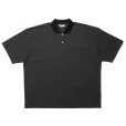 画像1: COOTIE PRODUCTIONS/Open End Yarn Border S/S Polo（Black/Gray）［ボーダーポロ-23春夏］ (1)