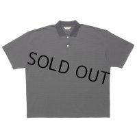 COOTIE PRODUCTIONS/Open End Yarn Border S/S Polo（Black/Gray）［ボーダーポロ-23春夏］
