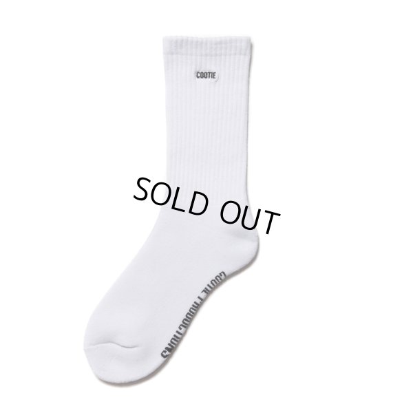 画像1: COOTIE PRODUCTIONS/Raza Middle Socks（White）［ミドルソックス-23春夏］