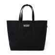 画像1: WACKO MARIA/PORTER / CANVAS TOTE BAG（BLACK）［キャンバストートバッグ-23春夏］ (1)