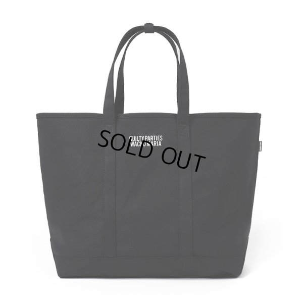 画像1: WACKO MARIA/PORTER / CANVAS TOTE BAG（BLACK）［キャンバストートバッグ-23春夏］