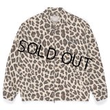 WACKO MARIA/MCGREGOR / LEOPARD DRIZZLER JACKET（BEIGE）［レオパードドリズラーJKT-23春夏］