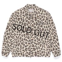 WACKO MARIA/MCGREGOR / LEOPARD DRIZZLER JACKET（BEIGE）［レオパードドリズラーJKT-23春夏］