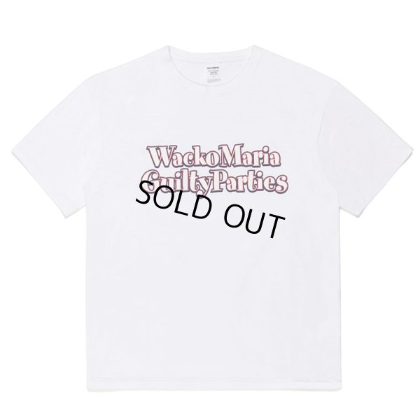 画像1: WACKO MARIA/WASHED HEAVY WEIGHT T-SHIRT（WHITE）［プリントT-23春夏］