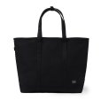 画像2: WACKO MARIA/PORTER / CANVAS TOTE BAG（BLACK）［キャンバストートバッグ-23春夏］ (2)