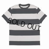 CHALLENGER/S/S HEAVYWEIGHT BORDER TEE（GRAY/BLACK）［ヘビーウエイトボーダーT-23春夏］