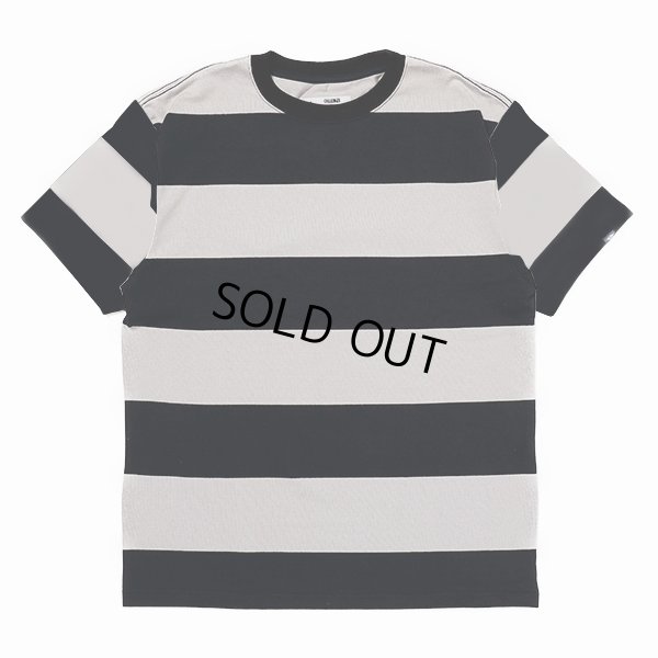 画像1: CHALLENGER/S/S HEAVYWEIGHT BORDER TEE（GRAY/BLACK）［ヘビーウエイトボーダーT-23春夏］