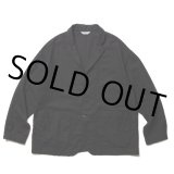 COOTIE PRODUCTIONS/Garment Dyed Double Cloth Lapel Jacket（Black）［ラペルJKT-23春夏］