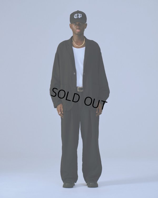 画像3: COOTIE PRODUCTIONS/Garment Dyed Double Cloth Lapel Jacket（Black）［ラペルJKT-23春夏］