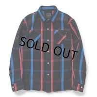 【40%OFF】RATS/YARN DYED COTTON CHECK SHIRT（BLACK CHECK）［コットンチェックシャツ-23春夏］