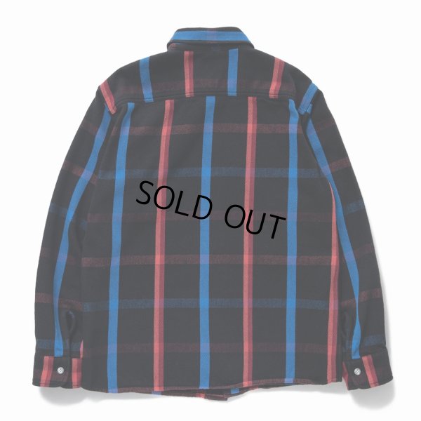 画像2: 【40%OFF】RATS/YARN DYED COTTON CHECK SHIRT（BLACK CHECK）［コットンチェックシャツ-23春夏］