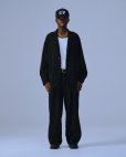 画像3: COOTIE PRODUCTIONS/Garment Dyed Double Cloth 2 Tuck Wide Easy Trousers（Black）［ツータックワイドイージートラウザース-23春夏］ (3)