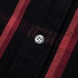 画像4: 【40%OFF】RATS/YARN DYED COTTON CHECK SHIRT（BLACK CHECK）［コットンチェックシャツ-23春夏］