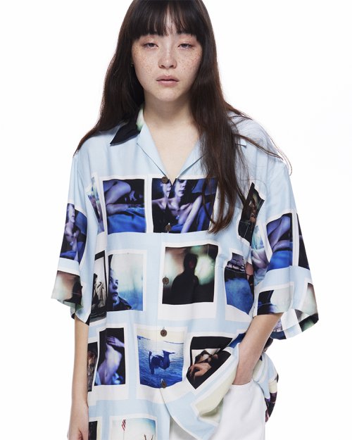 他の写真3: WACKO MARIA/DAVIDE SORRENTI / HAWAIIAN SHIRT（BLUE）［ハワイアンシャツ-23春夏］