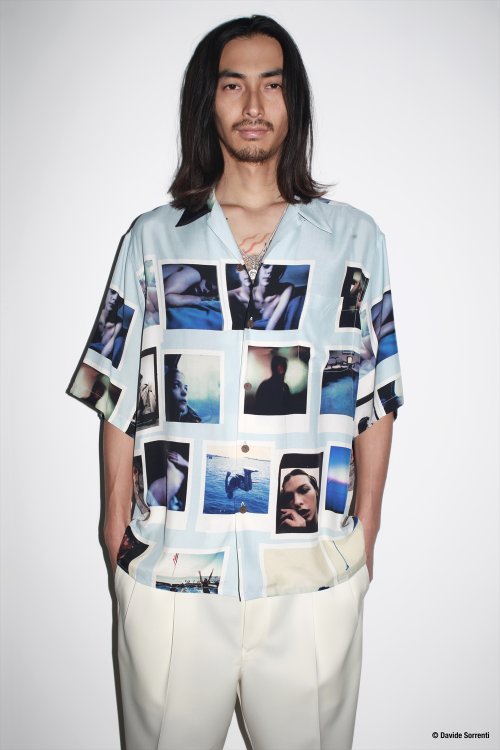 他の写真2: WACKO MARIA/DAVIDE SORRENTI / HAWAIIAN SHIRT（BLUE）［ハワイアンシャツ-23春夏］